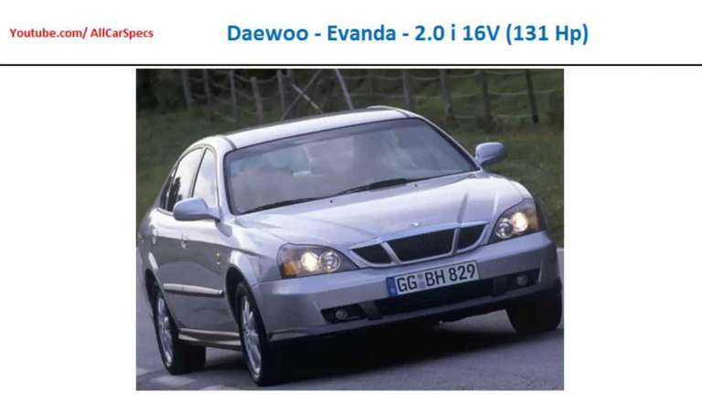 Daewoo Evanda 2.0 i 16V 131 HP